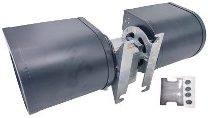 64W 1.0A 115V Convection Blower Motor High Temperature Wheel  4X4 Squirrel Cage